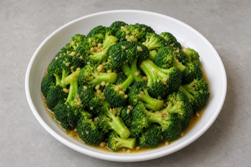 Photorealistic Garlic broccoli P04 food image by VDAMO