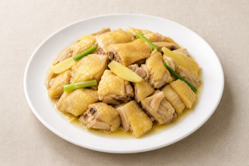 Photorealistic Jiangzhe steamed chicken chunks P06 food image by VDAMO