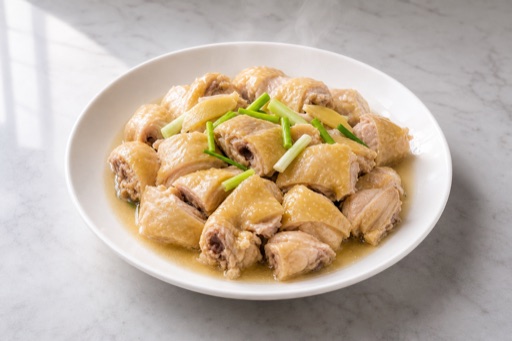 Photorealistic Jiangzhe steamed chicken chunks P09 food image by VDAMO