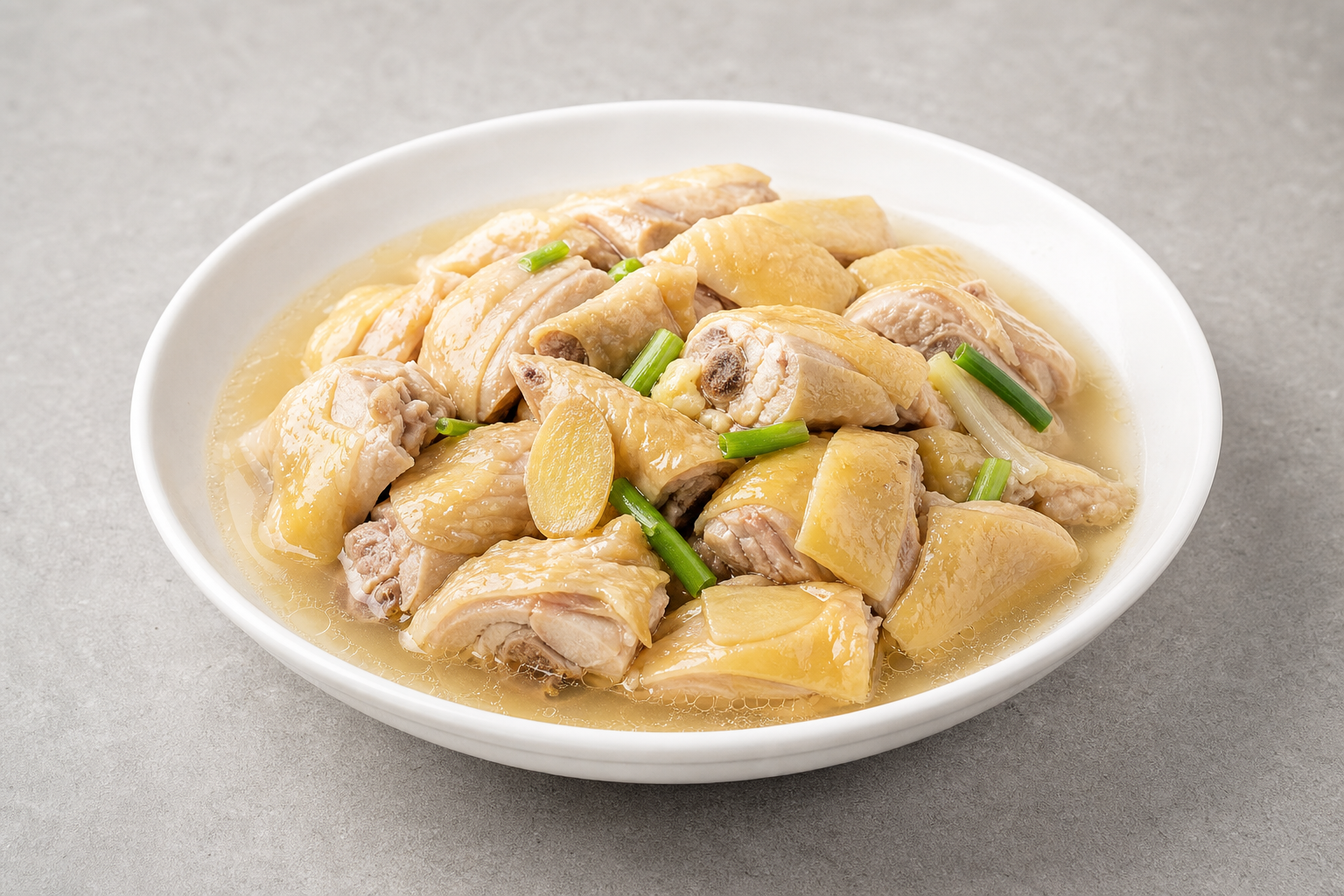 Jiangzhe steamed chicken chunks P01