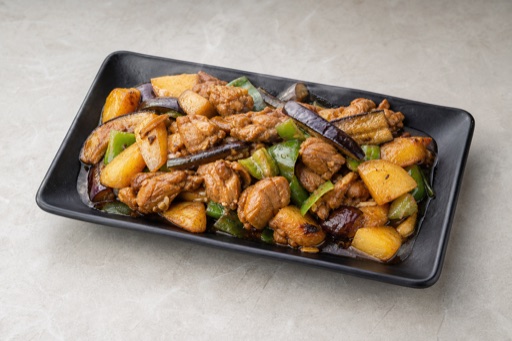 Northeast Chinese di san xian style chicken P02 — China dish