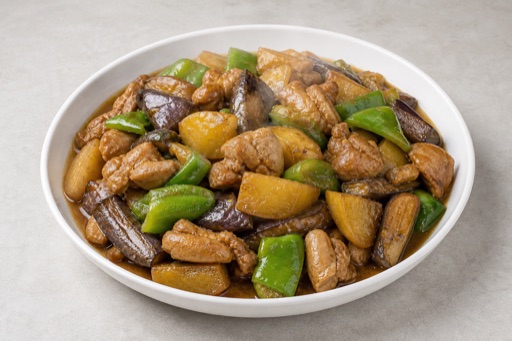 Northeast Chinese di san xian style chicken P04 — China dish