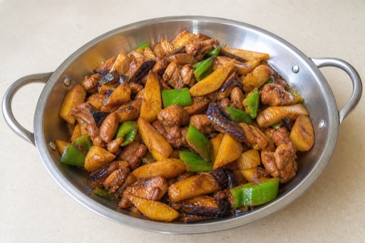 Northeast Chinese di san xian style chicken P05 — China dish