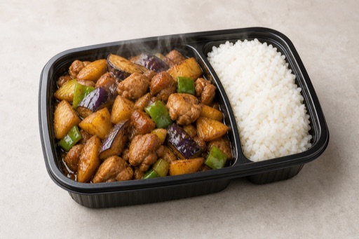 Northeast Chinese di san xian style chicken P08 — China dish