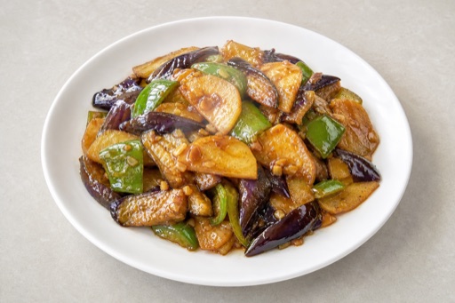 Northeast Chinese di san xian style eggplant P01 — China dish