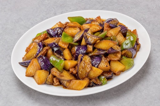 Northeast Chinese di san xian style eggplant P03 — China dish