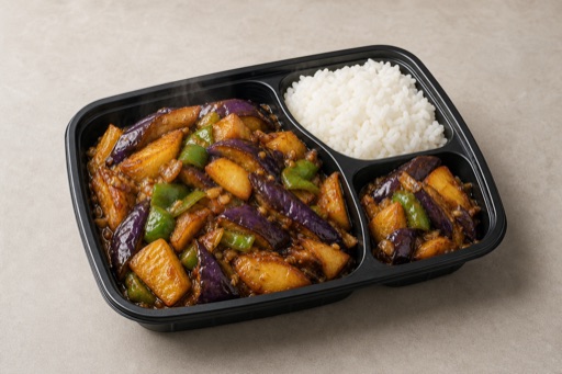 Northeast Chinese di san xian style eggplant P08 — China dish