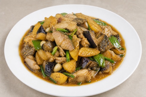 Northeast Chinese di san xian style fish P01 — China dish