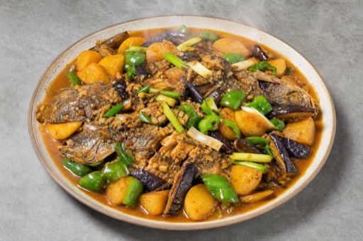 Northeast Chinese di san xian style fish P10 — China dish