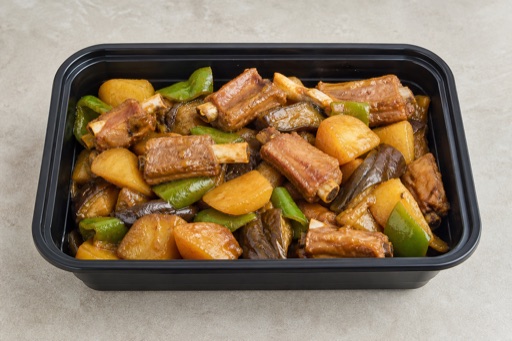 Northeast Chinese di san xian style pork ribs P06 — China dish
