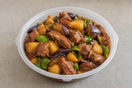 Northeast Chinese di san xian style pork ribs P07 — China dish