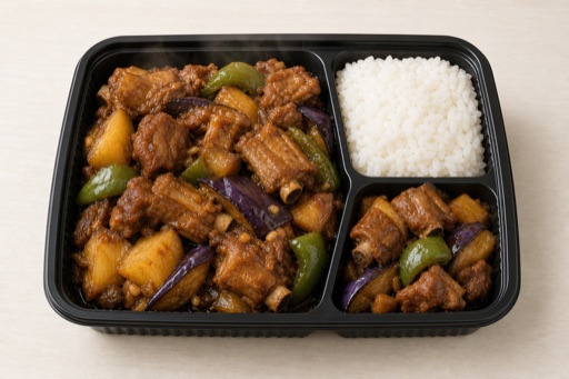 Northeast Chinese di san xian style pork ribs P08 — China dish