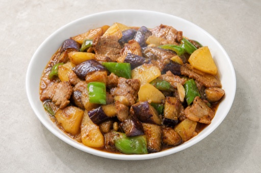 Northeast Chinese di san xian style pork P04 — China dish