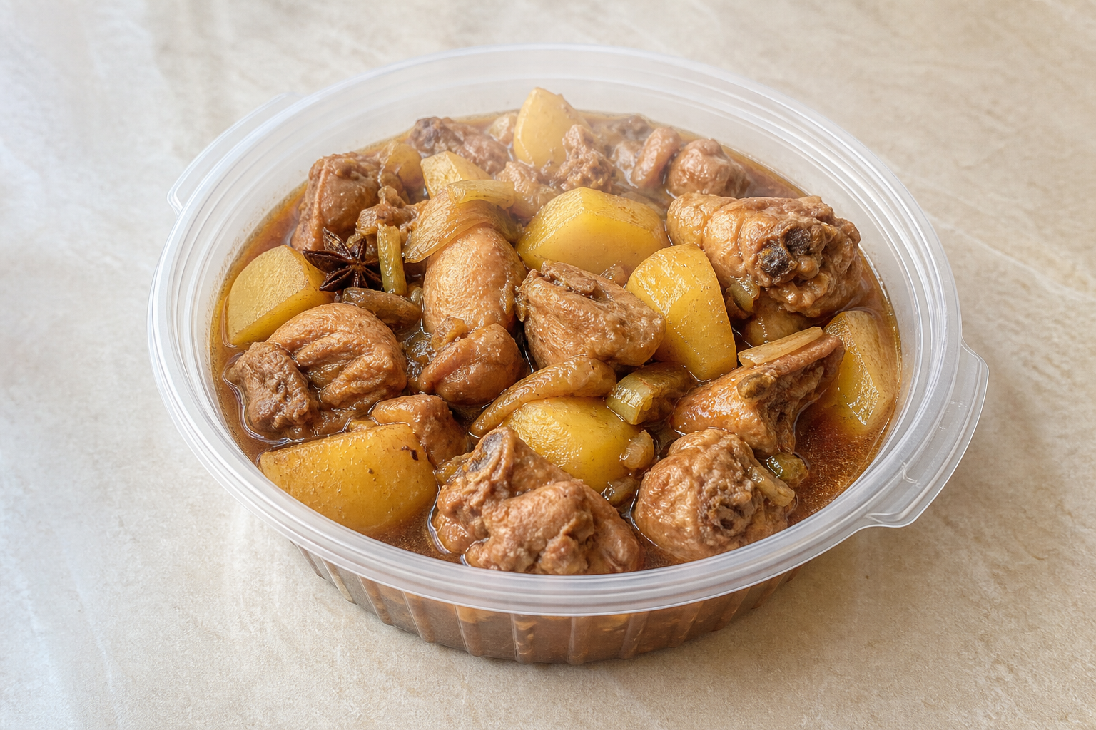 Northeast Chinese homestyle stew chicken P07 — China dish
