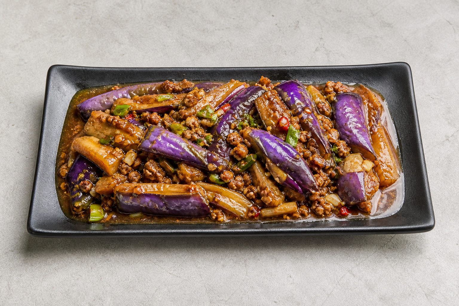 Northeast Chinese homestyle stew eggplant P02 — China dish