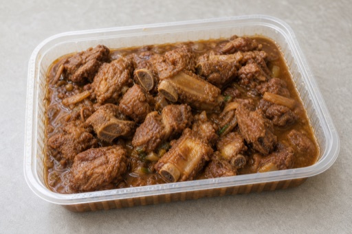 Northeast Chinese homestyle stew pork ribs P07 — China dish