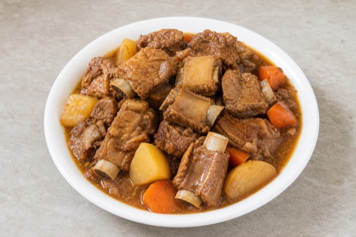 Northeast Chinese homestyle stew pork ribs P09 — China dish
