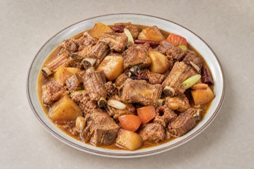 Northeast Chinese homestyle stew pork ribs P10 — China dish