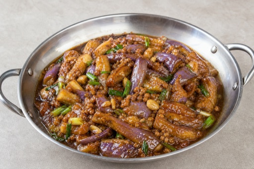 Northeast Chinese iron pot stew eggplant P05 — China dish