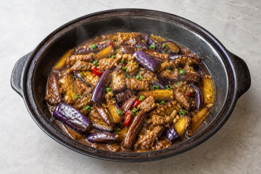 Northeast Chinese iron pot stew eggplant P10 — China dish