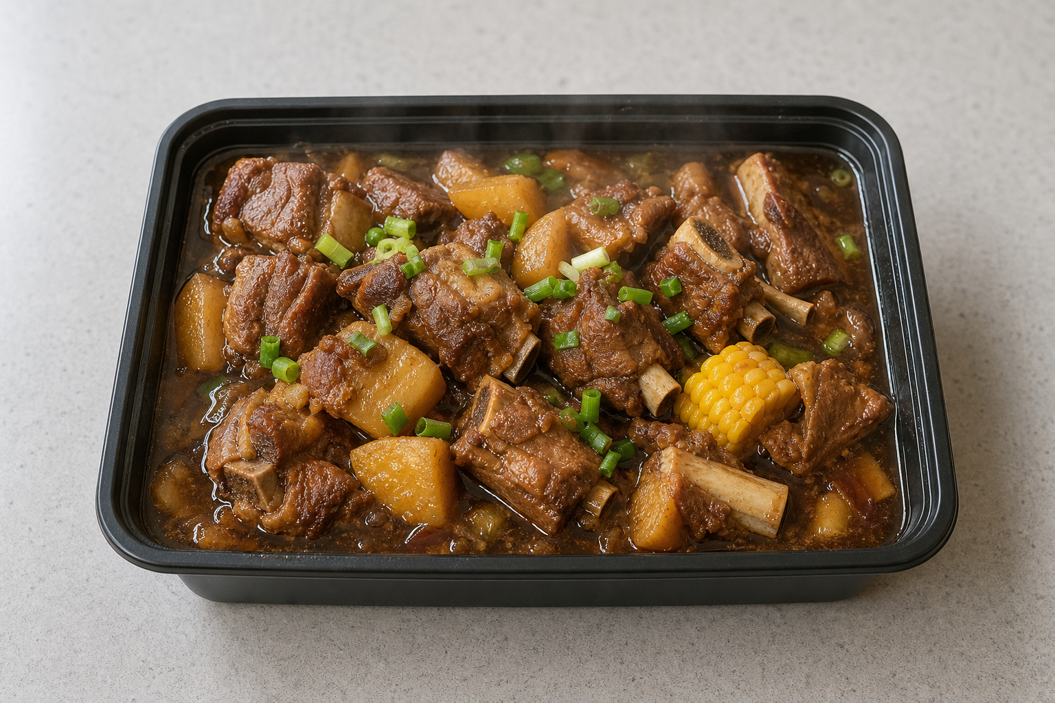 Northeast Chinese iron pot stew pork ribs P06 — China dish