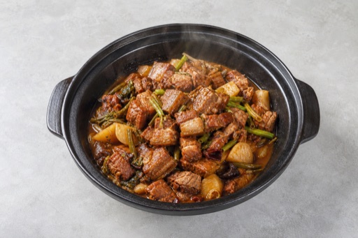 Northeast Chinese iron pot stew pork P01 — China dish