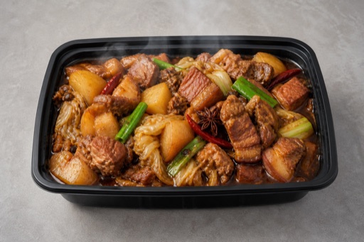 Northeast Chinese iron pot stew pork P06 — China dish