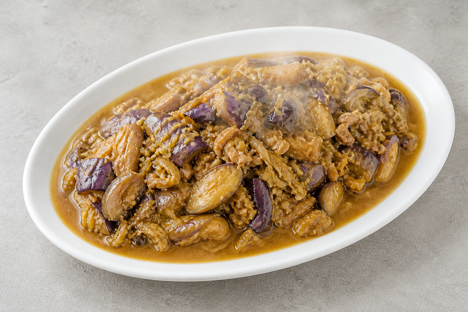 Northeast Chinese pickled cabbage eggplant P03 — China dish