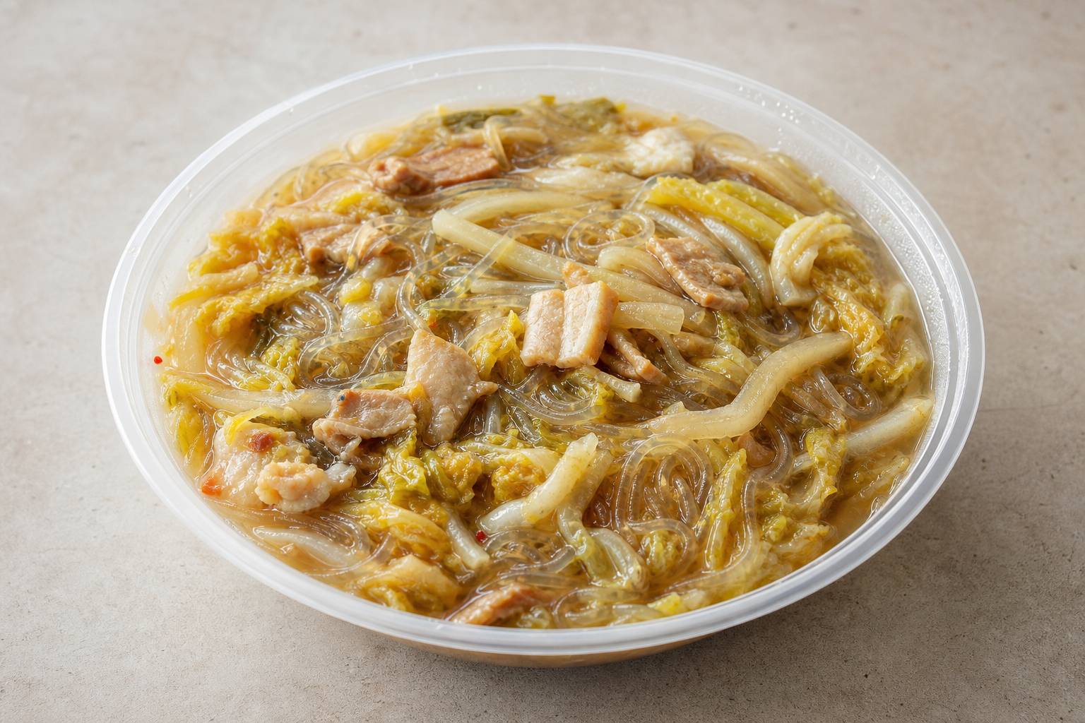 Northeast Chinese pickled cabbage glass noodles P07 — China dish