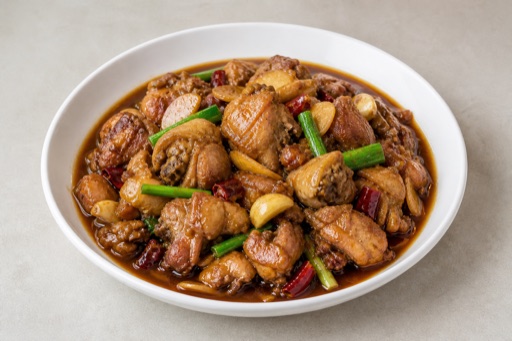 Northeast Chinese soy braised chicken P04 — China dish