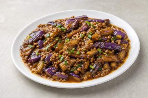 Northeast Chinese soy braised eggplant P03 — China dish