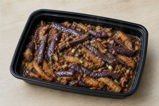 Northeast Chinese soy braised eggplant P06 — China dish