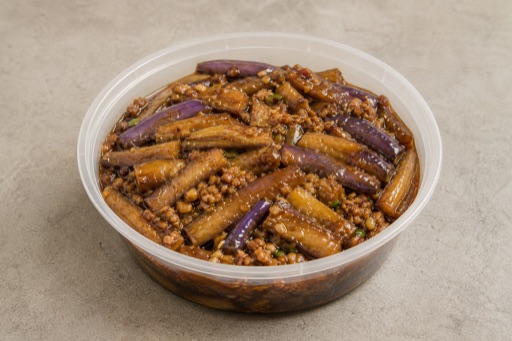 Northeast Chinese soy braised eggplant P07 — China dish