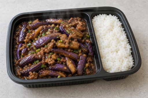 Northeast Chinese soy braised eggplant P08 — China dish