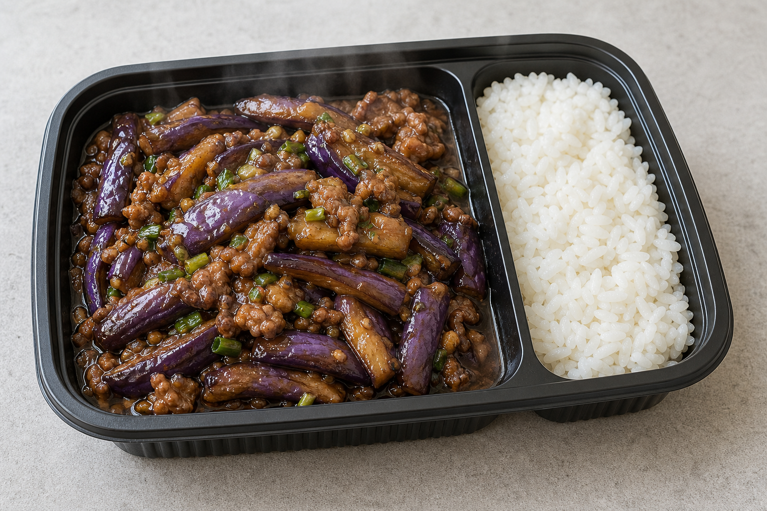 Northeast Chinese soy braised eggplant P08 — China dish