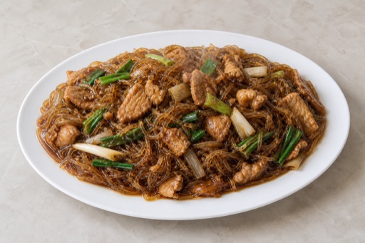 Northeast Chinese soy braised glass noodles P03 — China dish