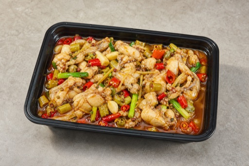 Sichuan pickled chili bullfrog P06 — Cina piatto