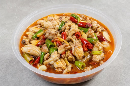 Sichuan pickled chili bullfrog P07 — Cina piatto