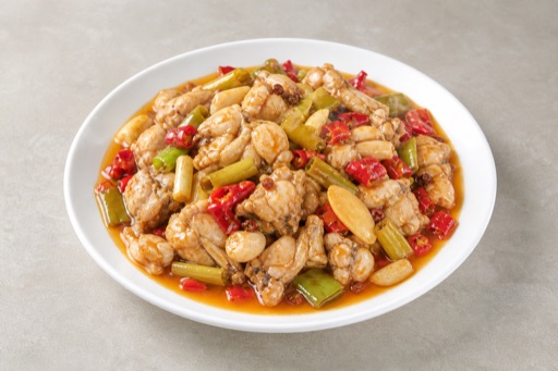 Sichuan pickled chili bullfrog P09 — Cina piatto