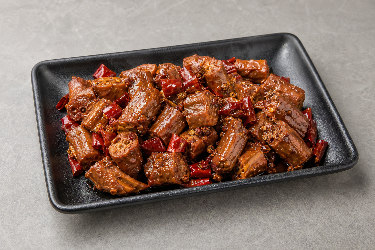 Spicy braised duck neck P02 — China dish