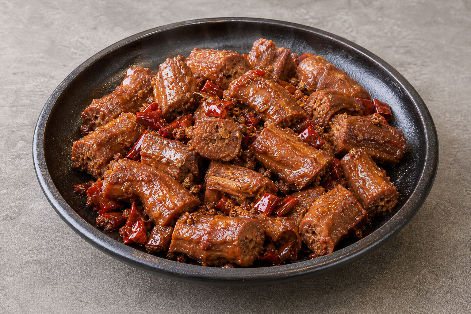 Spicy braised duck neck P10 — China dish