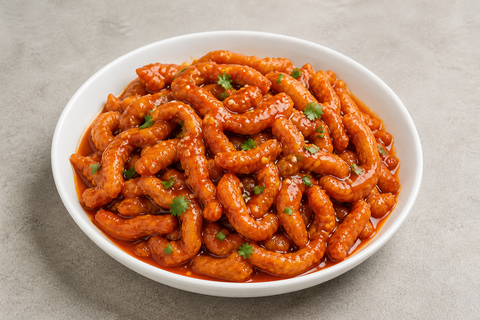 Sweet and sour pork tenderloin P04 — China dish
