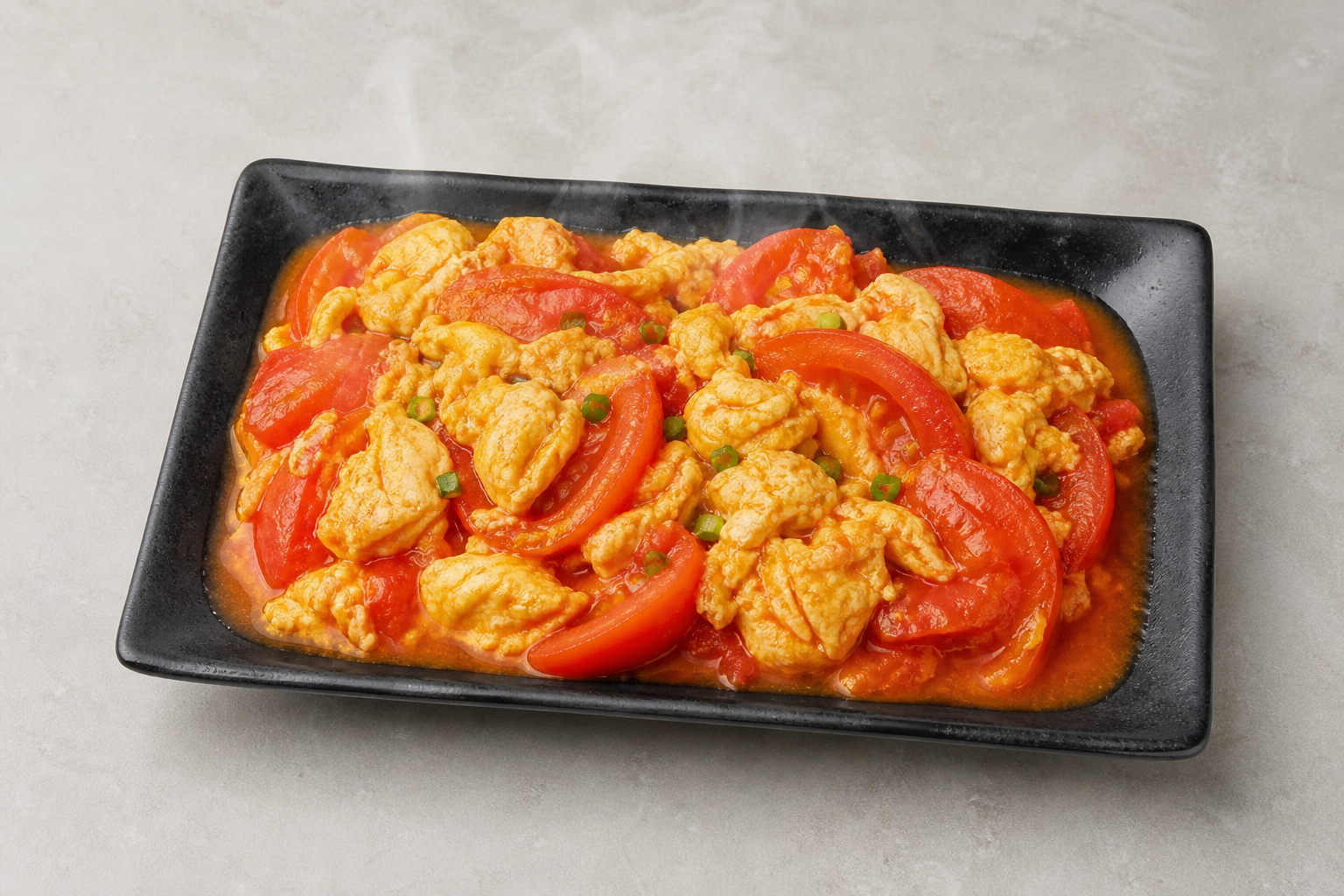 Photorealistic Tomato scrambled eggs P02 food image by VDAMO