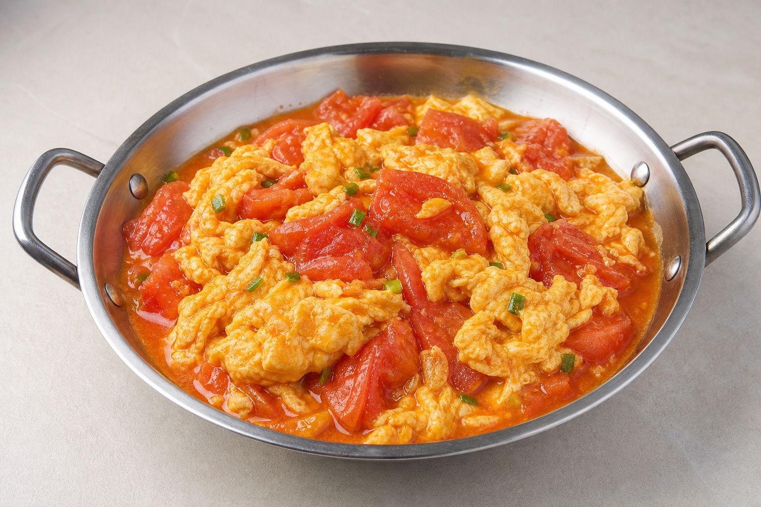 Photorealistic Tomato scrambled eggs P05 food image by VDAMO