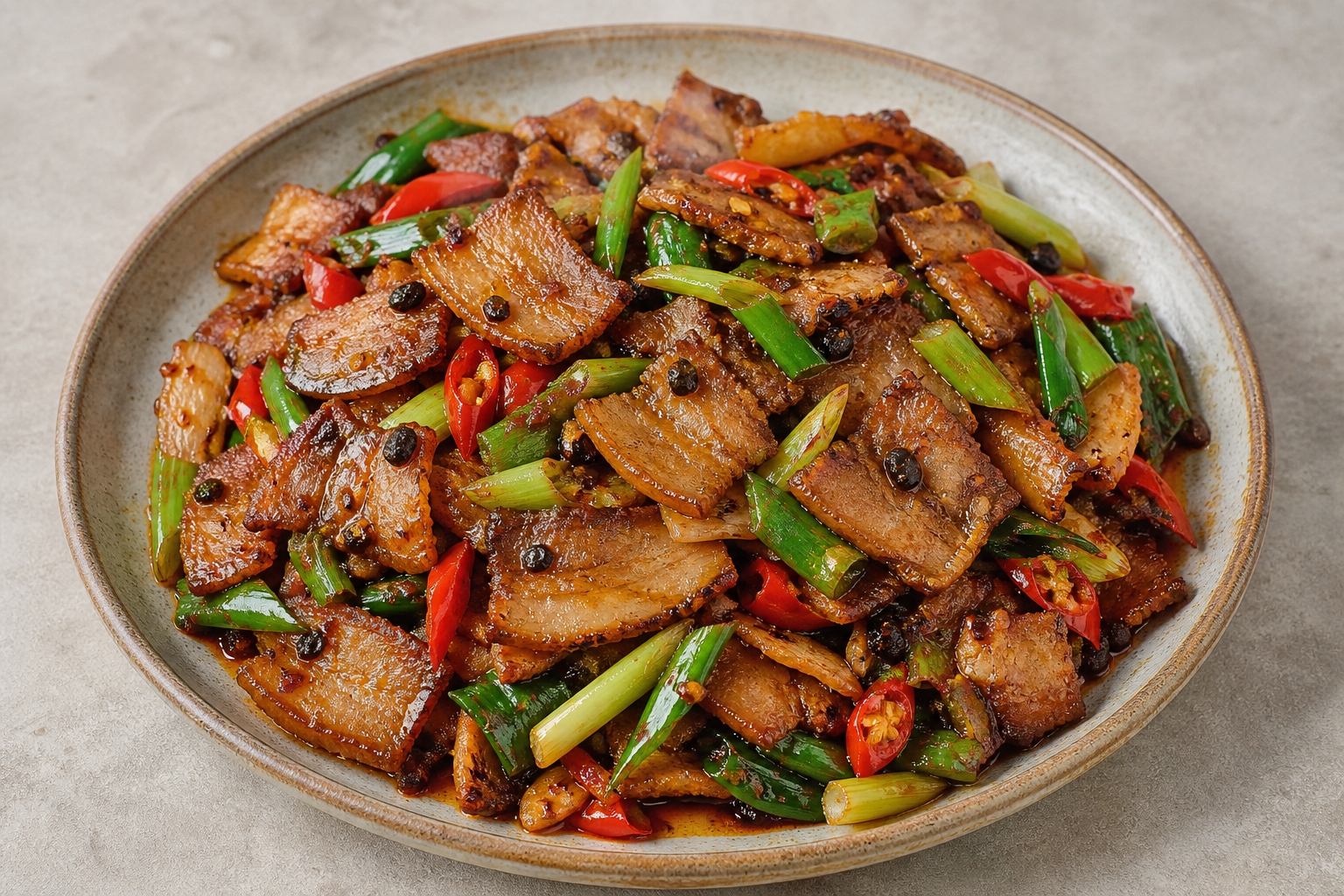 Photorealistic Twice-cooked pork P10 food image by VDAMO