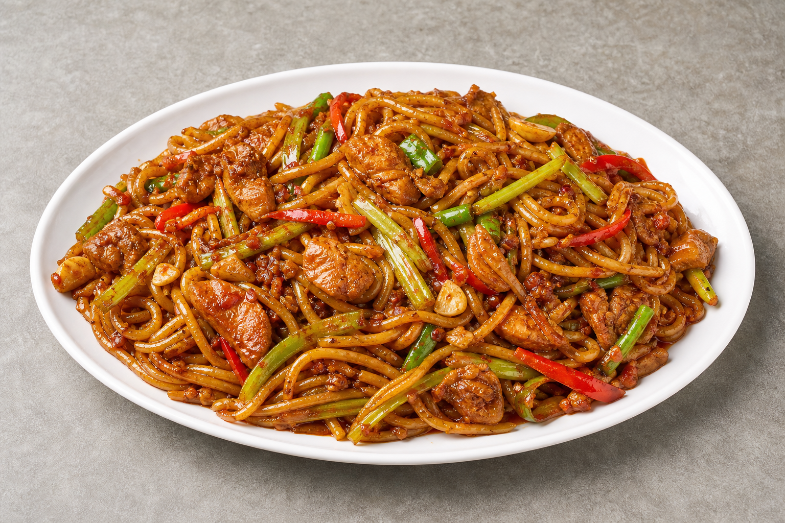 Xinjiang spicy rice noodles P03 — China dish