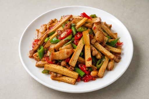 Youxian dried tofu stir fry P09 — China dish