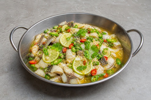 Photorealistic Yunnan lime fish P05 food image by VDAMO