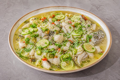 Photorealistic Yunnan lime fish P10 food image by VDAMO