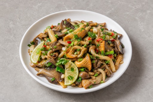 Yunnan lime mushrooms P09 — China dish